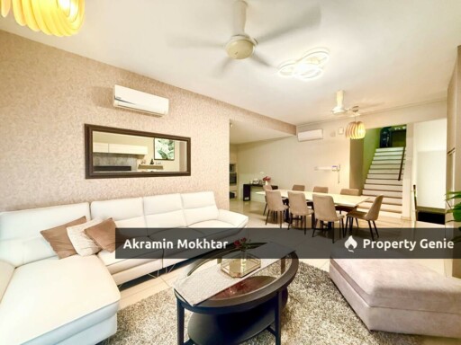 Fully Furnished & Renovated | Double Storey Townhouse Primer Garden Town Villas, Cahaya SPK, Seksyen U9, Shah Alam
