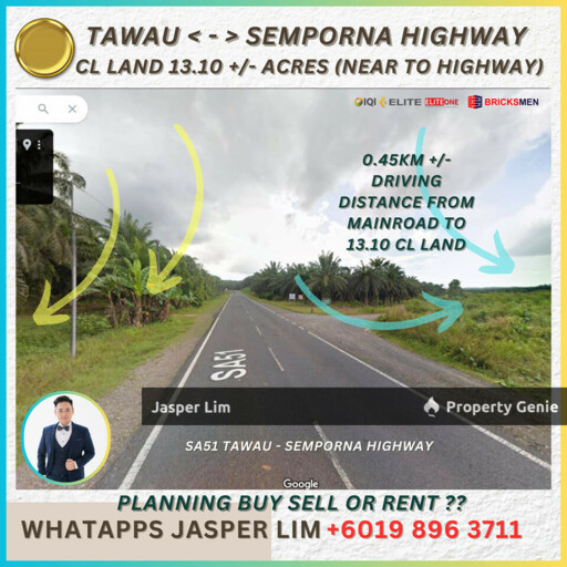 13.10 Acre Tawau Semporna Agriculture Land