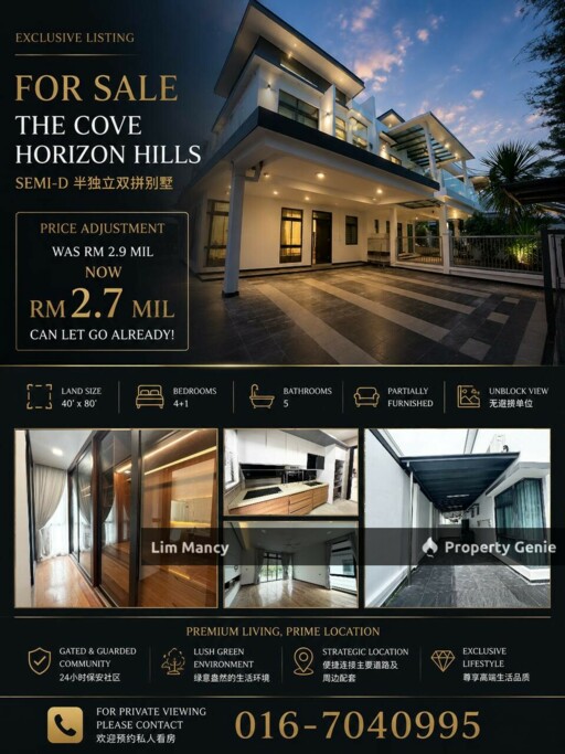The Cove Semi Detached Horizonn Hills For Sale