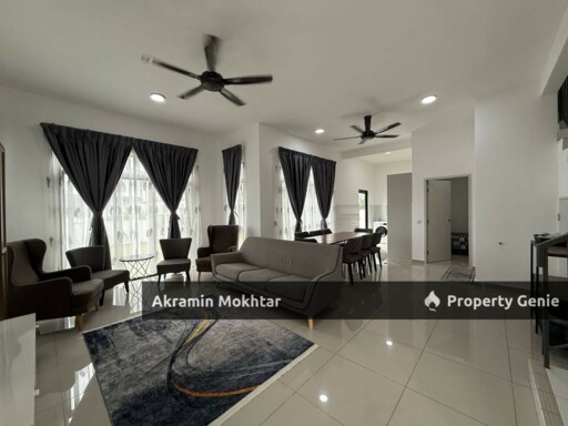 Facing Open & Fully Furnished | Double Storey Corner Lot (Type B) Regent Garden, Eco Grandeur, Puncak Alam.