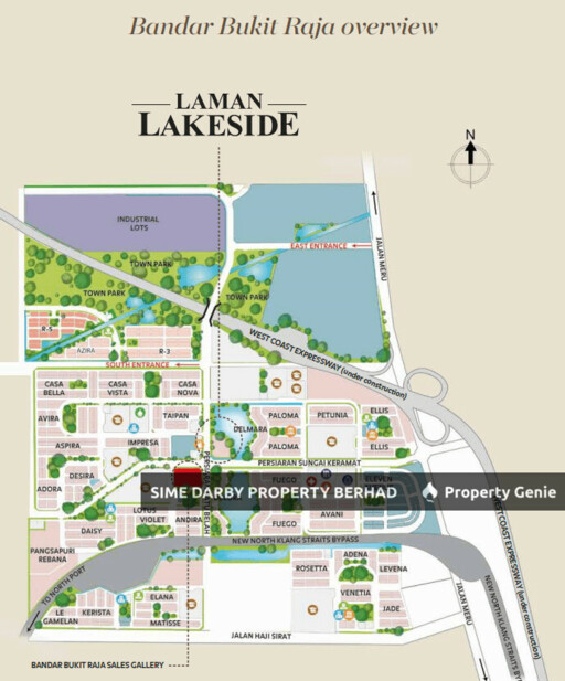 Laman Lakeside, Bandar Bukit Raja