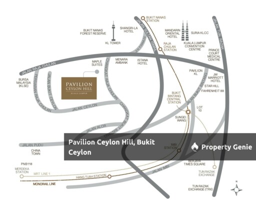 Pavilion Ceylon Hill, Bukit Ceylon