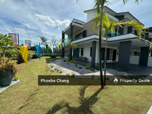 TEAK LUXOR LUXURY DOUBLE STOREY HOUSE 24'x70' AT GUNUNG LANG, IPOH