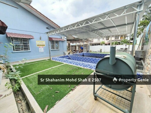 Corner Lot Single Storey Terrace With Pool, Taman Bangi Indah, Bangi