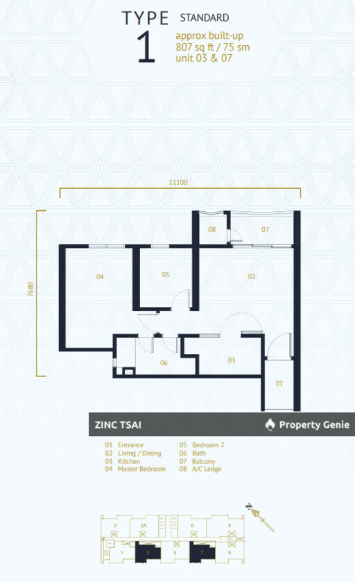 UNA (Residensi Peel) {Save RM 90,000} 5 mins walk to MRT Maluri_4 mins drive to Sunway Velocity Mall