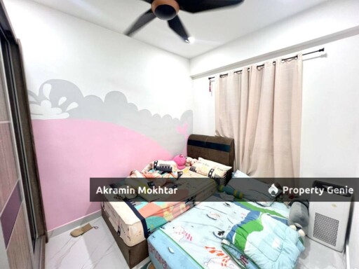 Freehold, Renovated & Partially Furnished | [RSKU] Acacia Apartment Diamond City Semenyih