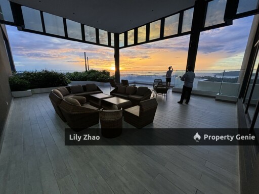 Jesselton Twin Towers A, 12th Floor, High End Condo for Rent, 3Bed 2Bath, 1,357 sf, Near QE2, Jalan Lintas, Kota Kinabalu City