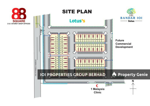 2 and 3 Storey Shop at Bandar IOI Bahau (For Sale and For Rent)