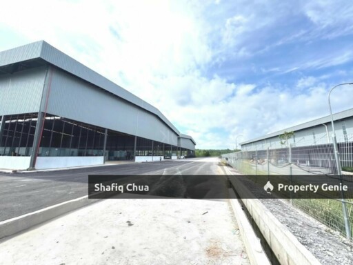 Newly Completed 2 Adjoining Detached Warehouse Factory Enstek, Negeri Sembilan For Sale or Rent