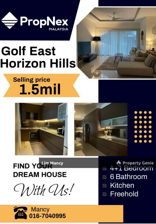 Horizon Hills @Golf East Double Storey Cluster House