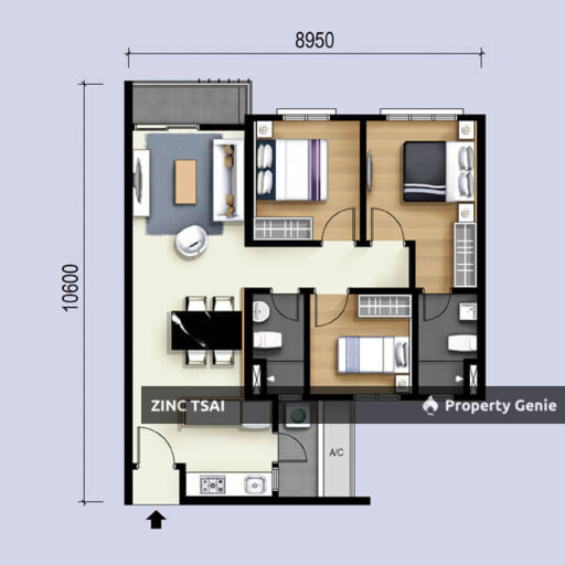 M Luna Kepong Service Apartment Auction | Near Kepong Metropolitan Park | 850 sqft