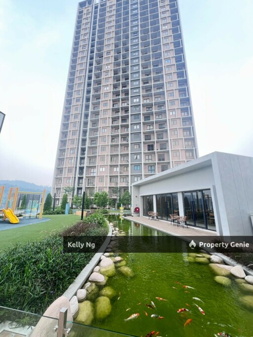 D'Sini Residence With Balcony/3 Parking Lot & Fully Furnished Unit At Taipan Setia Alam Shah Alam For Rent