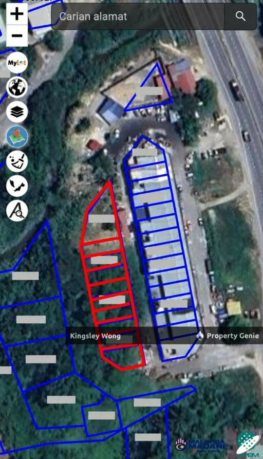 Chemor Ipoh Freehold 10 Lots Adjoining Light Industrial Land Beside Main Road Near Kanthan