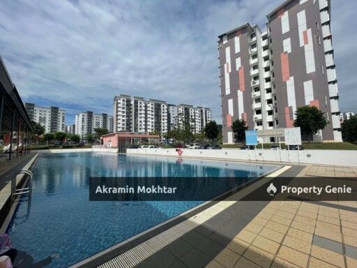 FREEHOLD, PARTIALLY FURNISHED, RENOVATED & 2 PARKING | SERI KASTURI APARTMENT @ Setia Alam