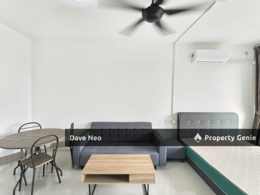 Central Park • Damansara Aliff • Studio with Fully Furnished • Included WiFi