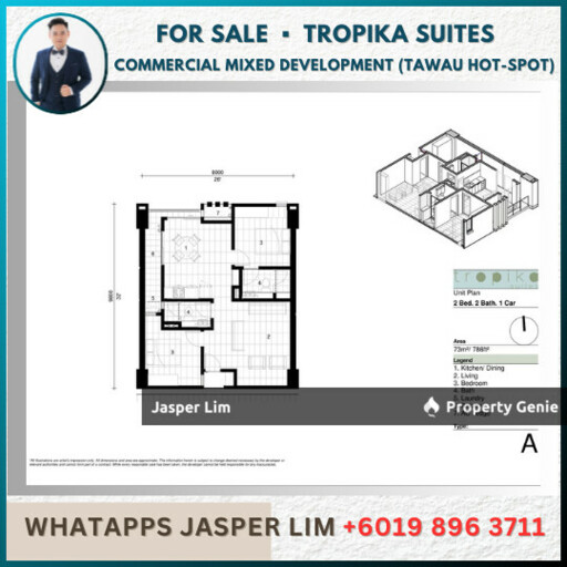 Tropica Suite Commercial (Mixed Development + Hotel)