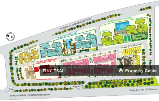 Park @ One South {Save RM 85,500} 3 mins Drive to Serdang Raya Utara MRT Station_6 mins Drive to The Mines Shopping Mall
