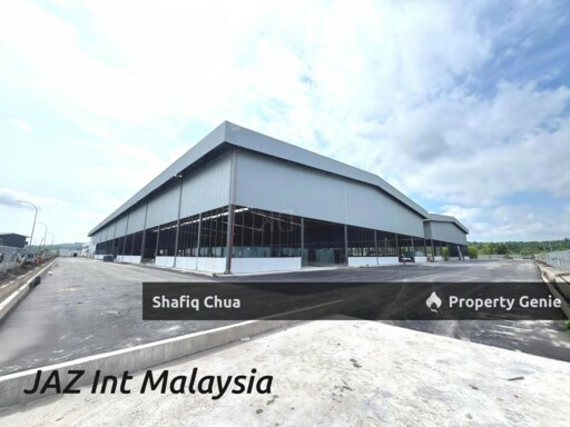 Newly Completed 2 Adjoining Detached Warehouse Factory Enstek, Negeri Sembilan For Sale or Rent