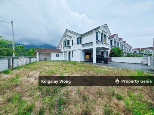 Gated Guarded Freehold Corner Double Storey Superlink House Meru Jelapang With Huge Land