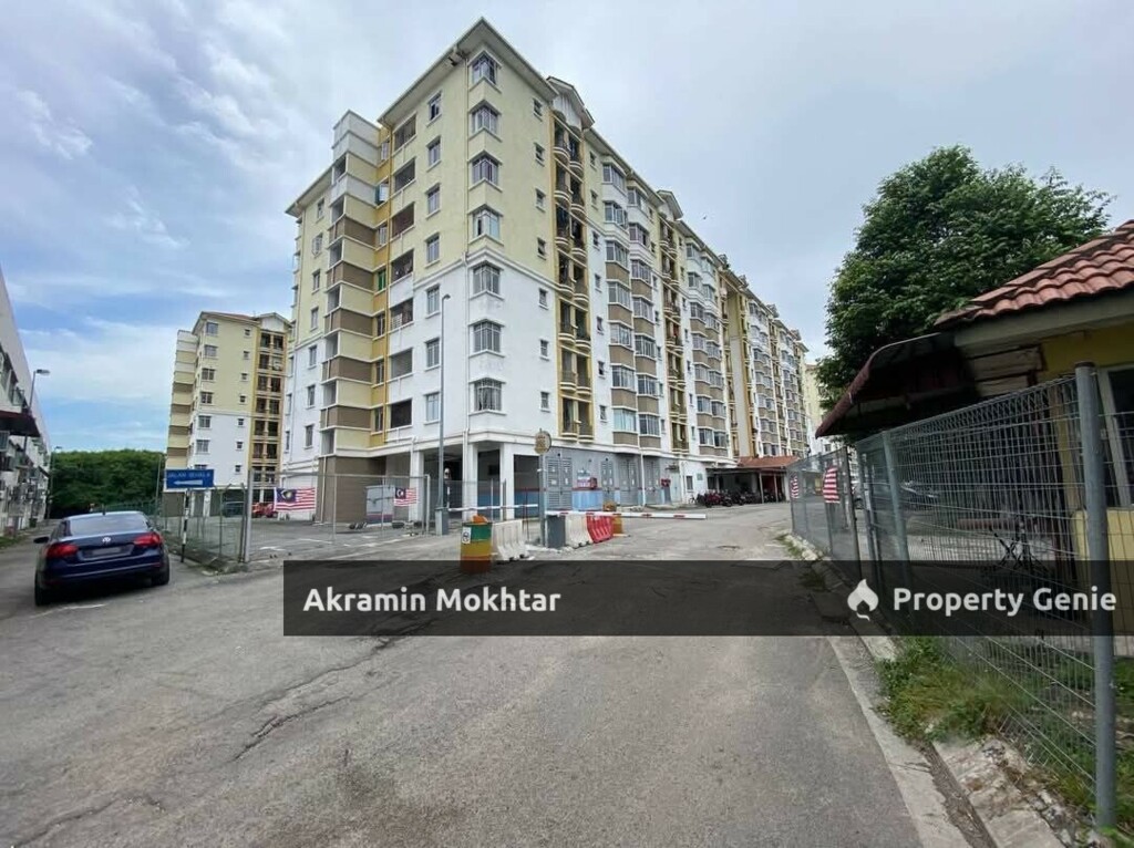 Freehold & 24H Security | Pangsapuri Villamas, Sg Pinang Kapar Klang.