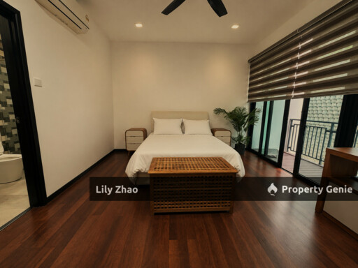 3-Storey Semi-Detached Luxury House for Rent, 4Bed 5Bath, Exclusive Unit, Gated & Guarded, Likas, Kota Kinabalu.