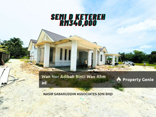 SEMI D LUAS SERUPO BANGLO KG PADANG LACHANG KETEREH KELANTAN