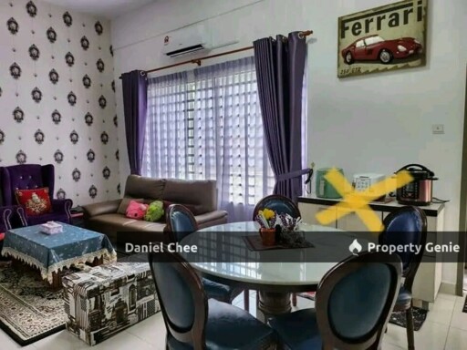Meru Scientex Ground Floor Partly Furnished Condo FOR RENT