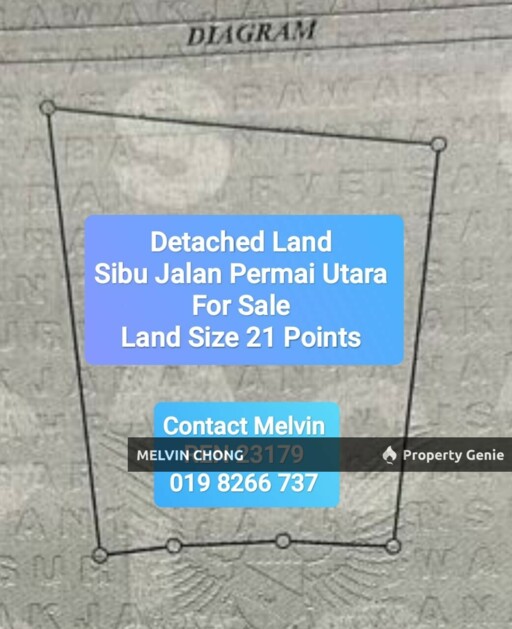 Detached Land At Sibu Jalan Permai Utara For Sale