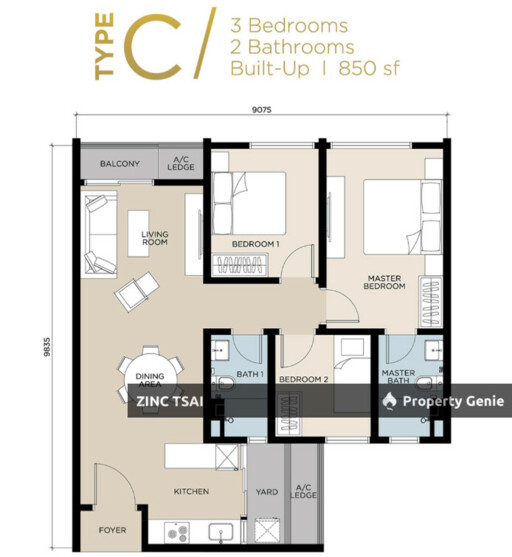 Skyline KL {Save RM 60,000} Directly Connected to Pudu LRT Station_8 mins Walk to LaLaport Bukit Bintang City Centre