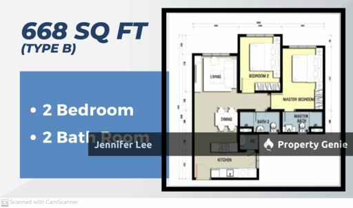 100% Loan Fully Furnished Freehold Condo, Ipoh Town