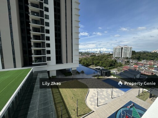 Jesselton Twin Towers B 13th Floor, High End Condo for Rent, 2Bed 2Bath, 832 sf, Near QE2, Jalan Lintas, Kota Kinabalu City