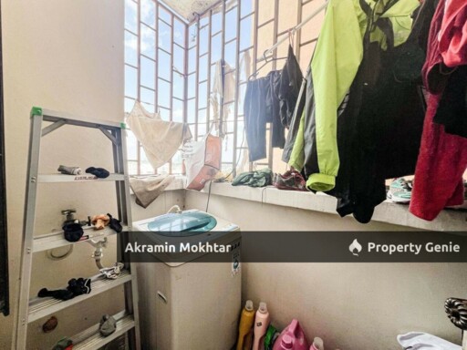 FREEHOLD, CORNER UNIT, FULLY FURNISHED & 1 PARKING | Pangsapuri Puri Aiyu Seksyen 22 Shah Alam