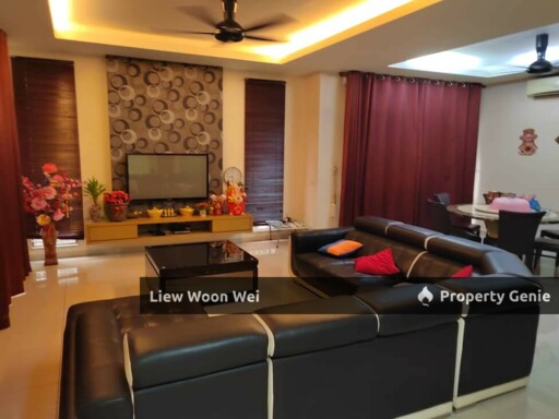double storey semi D for sale at taman bukit minyak utama (phase 2) @bukit minyak