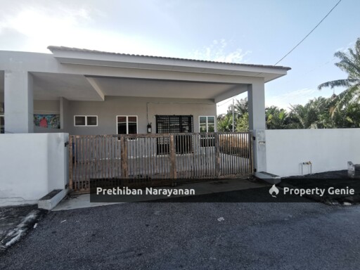 {Hutan Melintang} Rumah Semi-D Satu Tingkat Untuk Dijual di Taman Jenderata