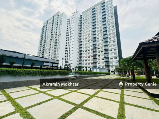 CORNER UNIT, PARTIALLY FURNISHED & 2 PARKING | PANGSAPURI PUTRA, TAMAN PUTRA IMPIAN, BANDAR SERI PUTRA, KAJANG