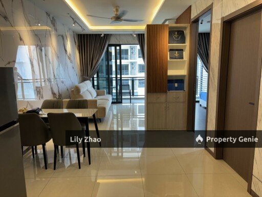 Jesselton Twin Towers B 13th Floor, High End Condo for Rent, 2Bed 2Bath, 832 sf, Near QE2, Jalan Lintas, Kota Kinabalu City