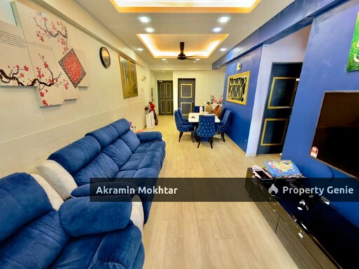 Renovated & 2 Parking | Pangsapuri Damai Seksyen 25, Shah Alam Selangor