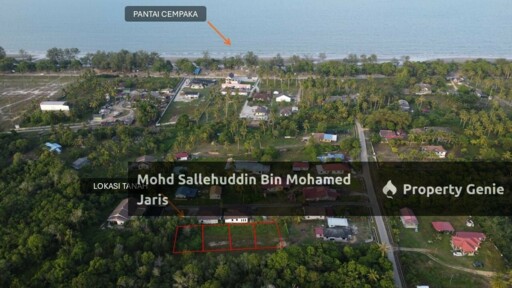 4 TANAH LOT BANGLO BERHAMPIRAN PANTAI CEMPAKA, KUANTAN