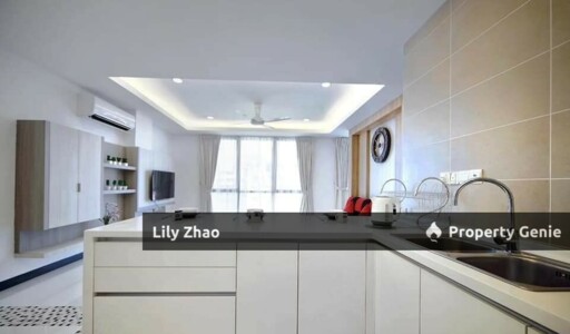 Pelagos Designer Studio Suites for Rent @Waterfront, KK City - Renovated & Fully Furnished with City View