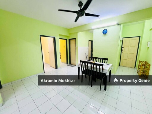 Freehold, Low Level, Fully Furnished & 1 Parking | Plaza Indah Apartment Taman Sepakat Indah Kajang