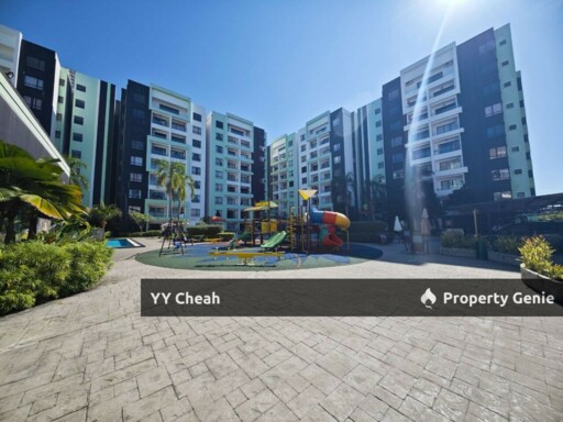 Freehold Corner Lot, iPOH Condo For Sale - 3 Parking Lots Renovated Nice