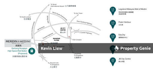 Meridin Walk@ Medini Retail Shop LG Floor Near Escalators & Lift