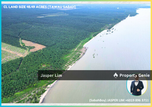 Waterfront CL 45.49 Acre Land Tawau Semporna