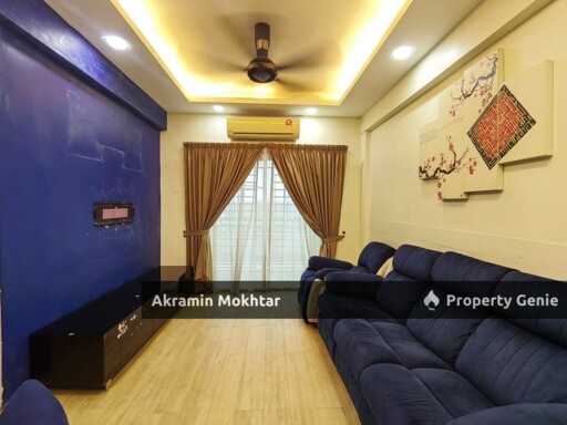 RENOVATED & 2 PARKING | PANGSAPURI DAMAI SEKSYEN 25 SHAH ALAM