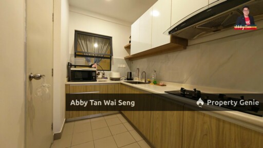 Kingfisher Inanam | Top Floor Hill View | Fully Furnished