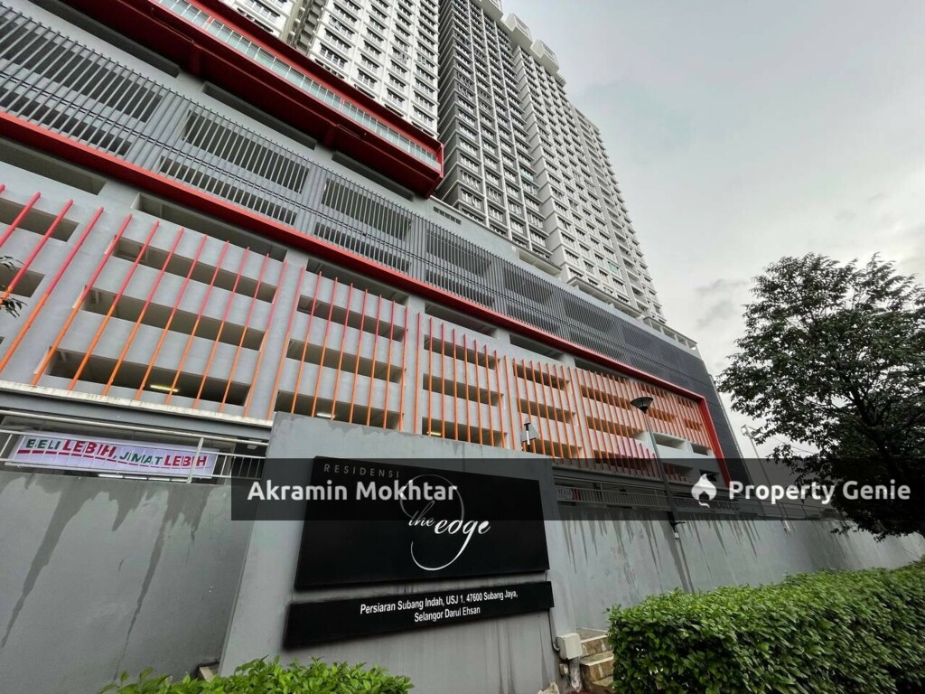 END UNIT, PARTIALLYFURNISHED & 3 PARKING | SERVICE APARTMENT THE EDGE RESIDENCE USJ 1 SUBANG JAYA