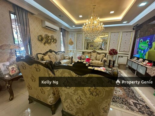 Double Sty Bungalow Fully Furnished At Aman Perdana Klang For Rent & Sale