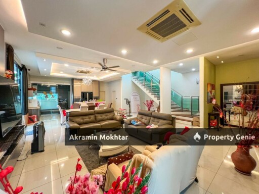 FREEHOLD & FULLY FURNISHED | 2 STOREY SEMI D, CASSIA @ GARDEN RESIDENCE, CYBERJAYA.