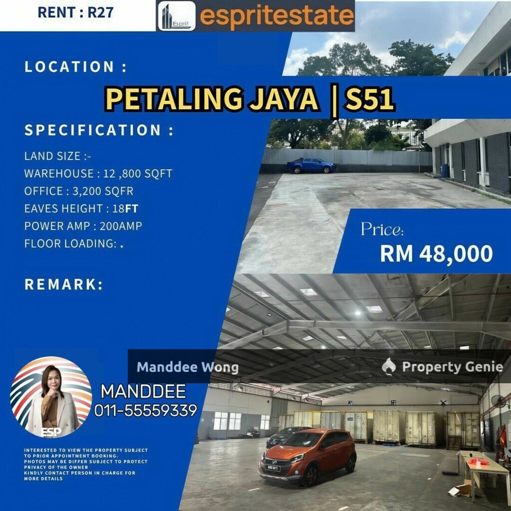 WTR/Seksyen 51/12,800 SQFT/48,000