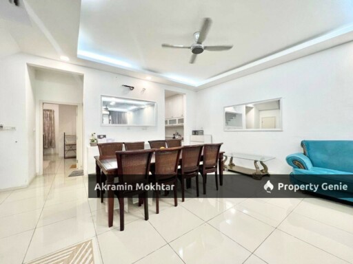 Renovated & Fully Furnished | Double Storey Super-link, Akasia Cahaya Alam @ Sek U12, Shah Alam